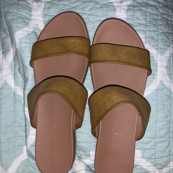 Double Strap Leather Espadrille Size 8 - Picture 3 of 9